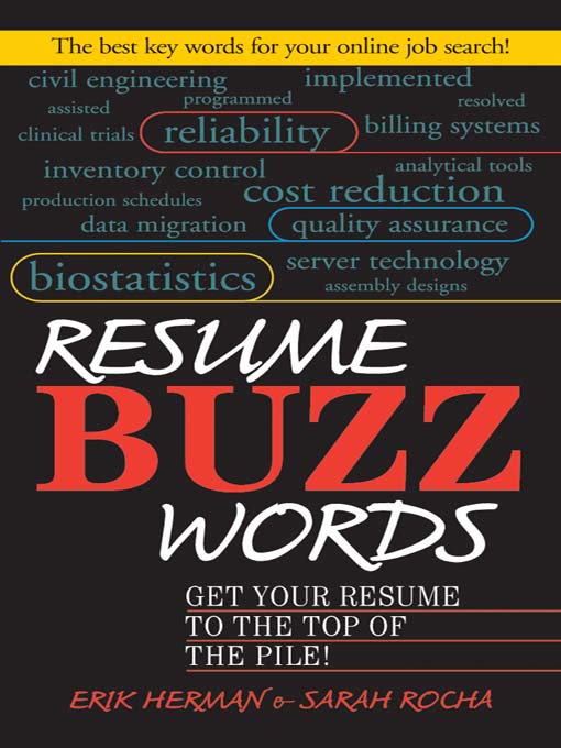 Title details for Resume Buzz Words by Erik Herman - Available